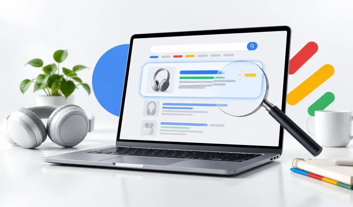 Visual example of a Google Search campaign